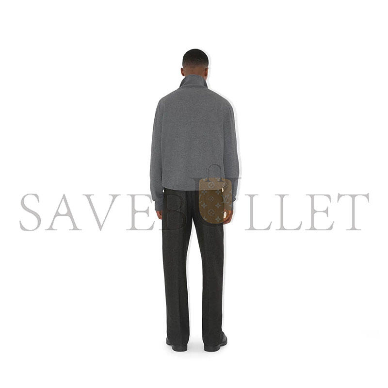 BURBERRY CASHMERE BLEND HALF-ZIP SWEATER 81121321 BURBERRY CASHMERE BLEND HALF-ZIP SWEATER 81121321